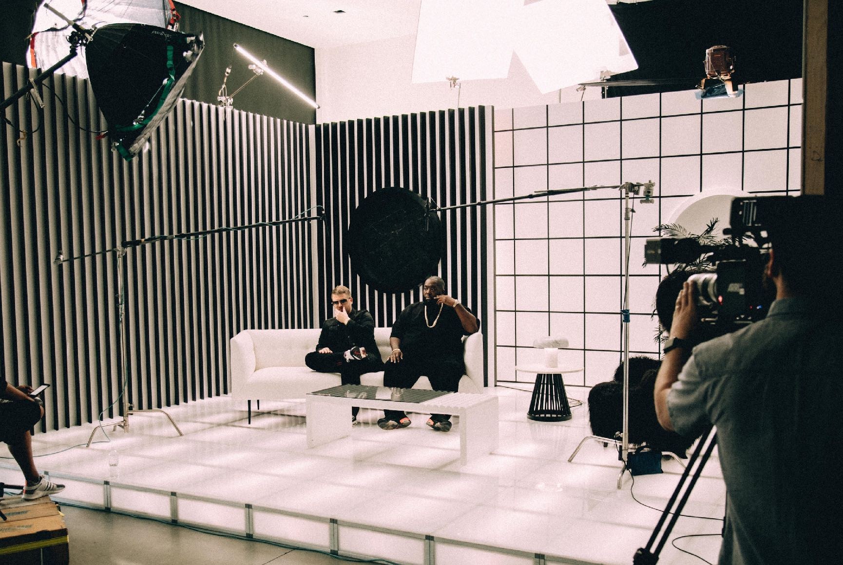 Run the Jewels, on set