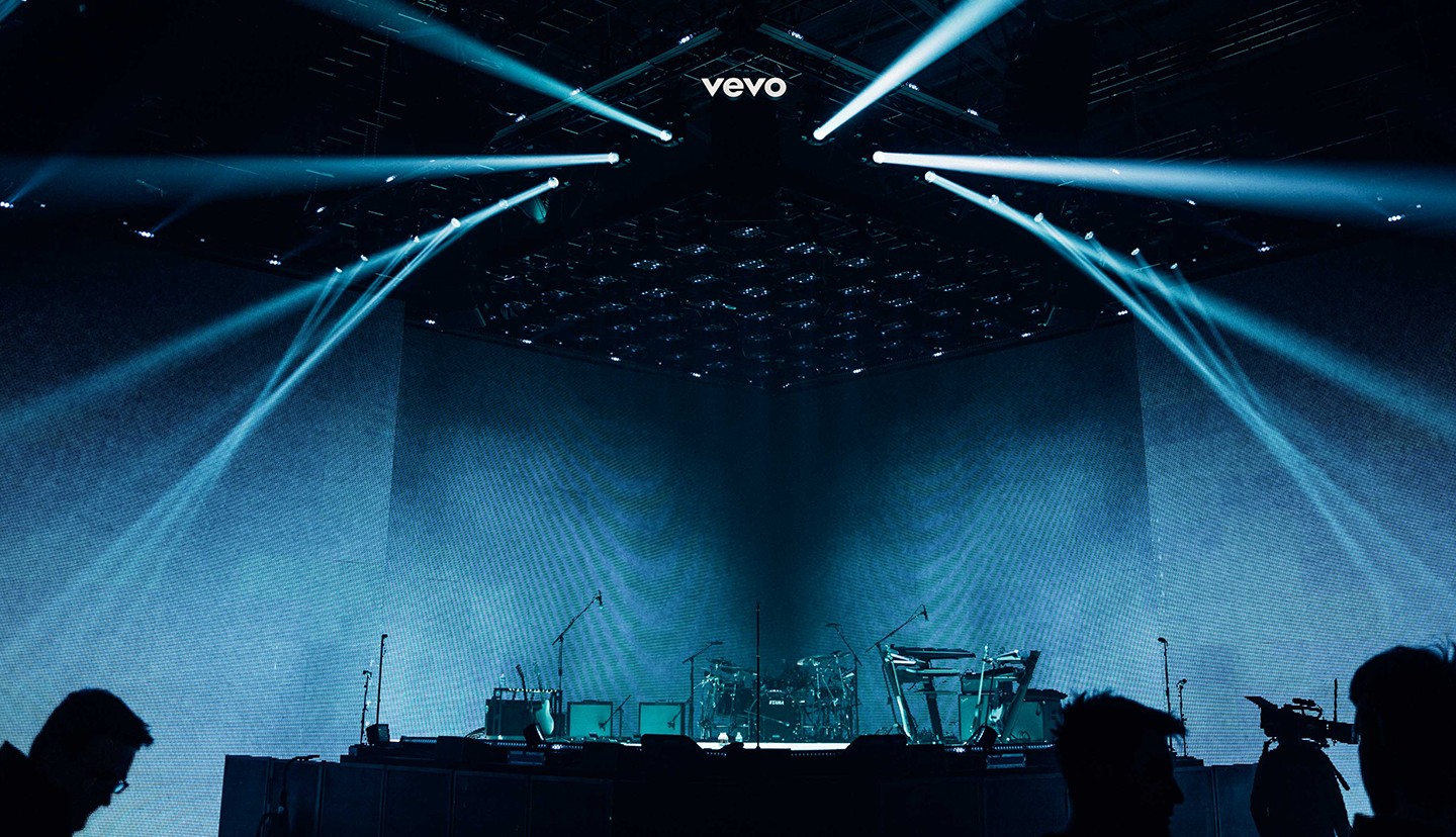 Vevo Presents, the stage, before doors